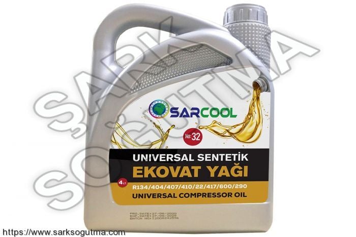 EKOVAT YAĞ NO: 68 1 LT (1,5 HB ÜSTÜ 404 / 407 / 410 / 22 / 417 )